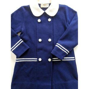Vintage Navy Blue Coat